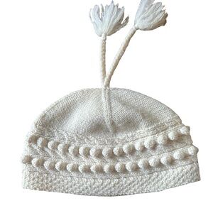 RALPH Ralph Lauren 100%Wool Cream Hat